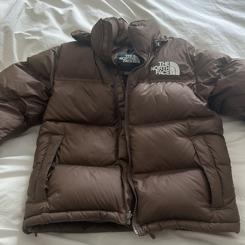 1996 Retro Nuptse Jacket in Smokey Brown - Picture 4 of 6